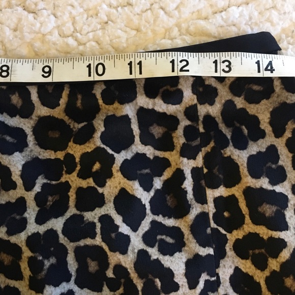 Liz Claiborne Micro Suede Animal Print Skirt - Picture 8 of 9